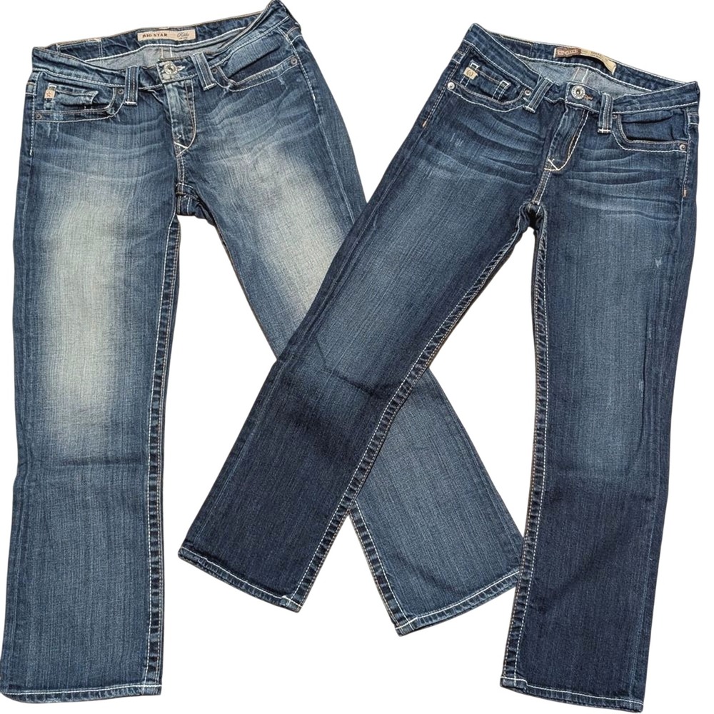 Big Star‎ Jeans Womens 27 Rikki Low Rise Crop Cropped Capris Denim Pants Bundle